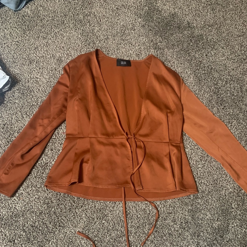 bronze blouse